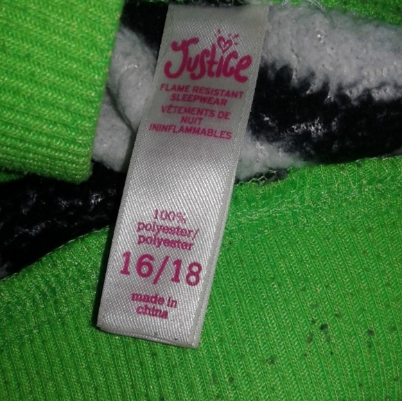 Justice Polka Dot "S" PJ Shorts - Picture 2 of 3